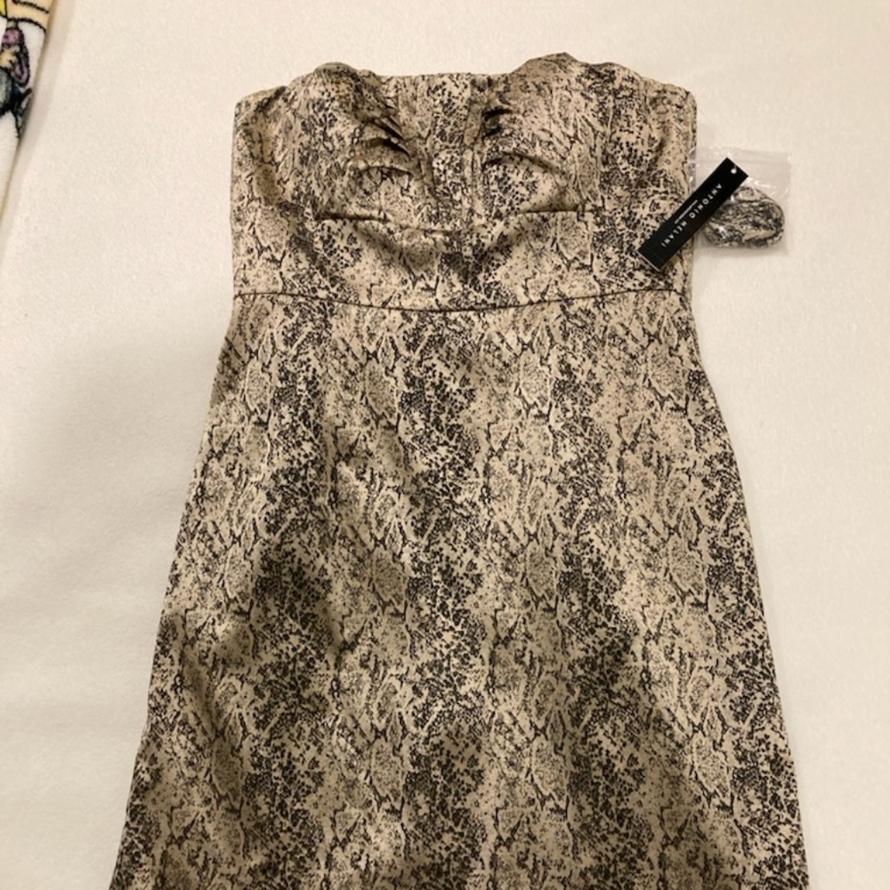 NWT Antonio Melanie strapless dress